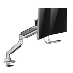 SolidHand-BM02U Doppelmonitor-Tischhalterung mit zwei USB-Anschlüssen für Bildschirme von 17 bis 32 Zoll bis zu 9 kg