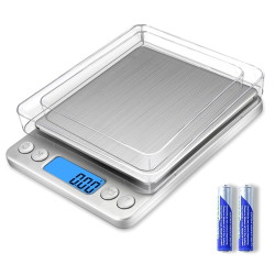 Schmuckwaage bis 500 g, elektronisch mit LCD-Anzeige, batteriebetrieben, Genauigkeit 0,01 g PRO-A500GA