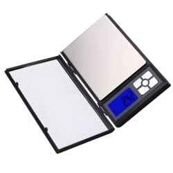 Grammwaage mit 0,01 Gramm Genauigkeit, mit Klappe verschließbar, Taschenwaage PRO-A500GD