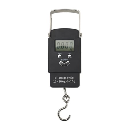 Kleine Gepäckwaage, für Gepäck bis 50 kg, Küchenwaage bis 50 kg HDWR wagPRO-H50C