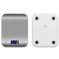 Elektronische, batteriebetriebene Kräuterwaage bis 5 kg mit hintergrundbeleuchtetem Display, wagPRO-K5