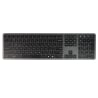 Drahtlose russische Tastatur, Russisches Keyboard, schwarz, kabellos, Bluetooth, HDWR typerCLAW-BC140GR