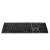 Kyrillische Bluetooth-Tastatur mit Ziffernblock, Classic TyperCLAW-BC140GR