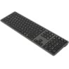 Russische kyrillische Tastatur für Laptops, Bluetooth und Nummernblock, QWERTY-Layout typerCLAW-BC140GR