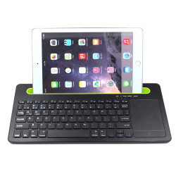 Kleine Touchpad-Tastatur mit Bluetooth und Ständer für Smartphone und Tablet (TyperCLAW-BM110)