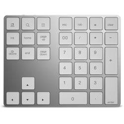 Bluetooth-Zifferntastatur für Laptops und Tablets mit einer Reichweite von bis zu 10 Metern, Membrantastatur CLAW-BN100