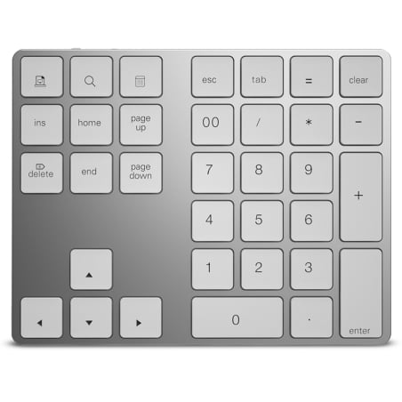 Bluetooth-Zifferntastatur für Laptops und Tablets mit einer Reichweite von bis zu 10 Metern, Membrantastatur CLAW-BN100