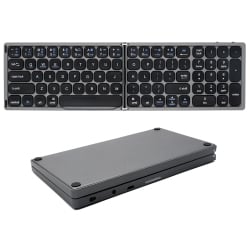 Faltbare Bluetooth-Tastatur, Membran, QWERTY-Layout, kompakt für Laptop, Tablet TyperCLAW-BS110
