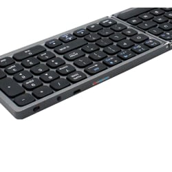 Kleine kabellose Bluetooth-Tastatur, faltbar, QWERTZ, tragbar und kompakt TyperCLAW-BS110