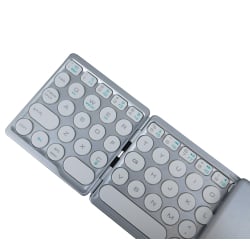 TyperCLAW-BS120 Doppelfaltbare tragbare QWERTZ-Tastatur mit Touchpad und Bluetooth