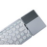Bluetooth-Tastatur mit Touchpad, doppelt faltbar, QWERTY-Layout, Typ CLAW-BS120