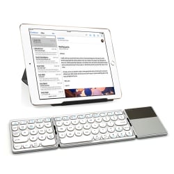 Kabellose, faltbare Tastatur mit Touchpad und Bluetooth, Membran-Typer CLAW-BS120