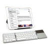 Kabellose, faltbare Tastatur mit Touchpad und Bluetooth, Membran-Typer CLAW-BS120