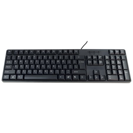 Computertastatur mit Ziffernblock, verkabelt mit USB typerCLAW-PC100