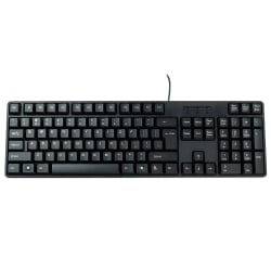 Klassische kabelgebundene Tastatur mit Ziffernblock und USB-Typer CLAW-PC100