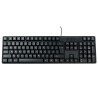 Klassische kabelgebundene Tastatur mit Ziffernblock und USB-Typer CLAW-PC100