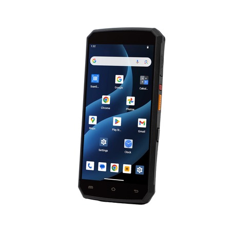 Mobiles Terminal mit QR-Code-Scanner, Android 10, WLAN, Bluetooth und LCD-Touchscreen AndroSavvy-200