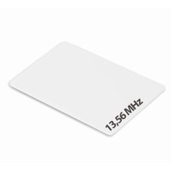 RFID-MIFARE-Karte, 13,56 MHz Frequenz, kodiert, glänzend weiß HD-RWC02