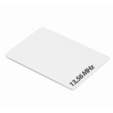 RFID-MIFARE-Karte, 13,56 MHz Frequenz, kodiert, glänzend weiß HD-RWC02