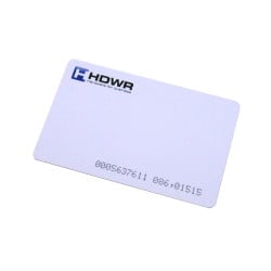 RFID-Zutrittskontrollkarte mit 13,56 MHz Frequenz und HDWR-Logo, codiert HD-RPC02