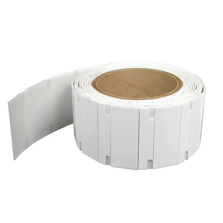 RFID-UHF-Tags (920–925 MHz), 20 Aufkleber auf einer Rolle, Lesereichweite 2,8–7 m, weiß Tag-MR6P-6535