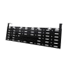 Kabelorganizer aus zwei verbundenen Paneelen mit Ablage SolidHand-CM02S