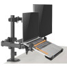 Set - Monitor- und Laptophalterung 17-32 Zoll und 10-15,6 Zoll SolidHand-AL01M01 + VESA-Adapter SolidHand-M01