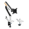 Set - Monitorhalterung für Schreibtisch mit USB 17-32 Zoll SolidHand-ES01U + VESA-Adapter SolidHand-M01