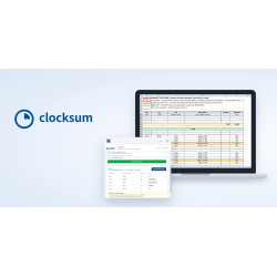 ClockSum – Aufstellung aus dem Bericht des Zeiterfassungsgeräts